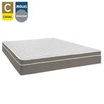 Colchão Casal Sereneprime Molas Ensacadas 138x188x25 tecido com a cor Cinza