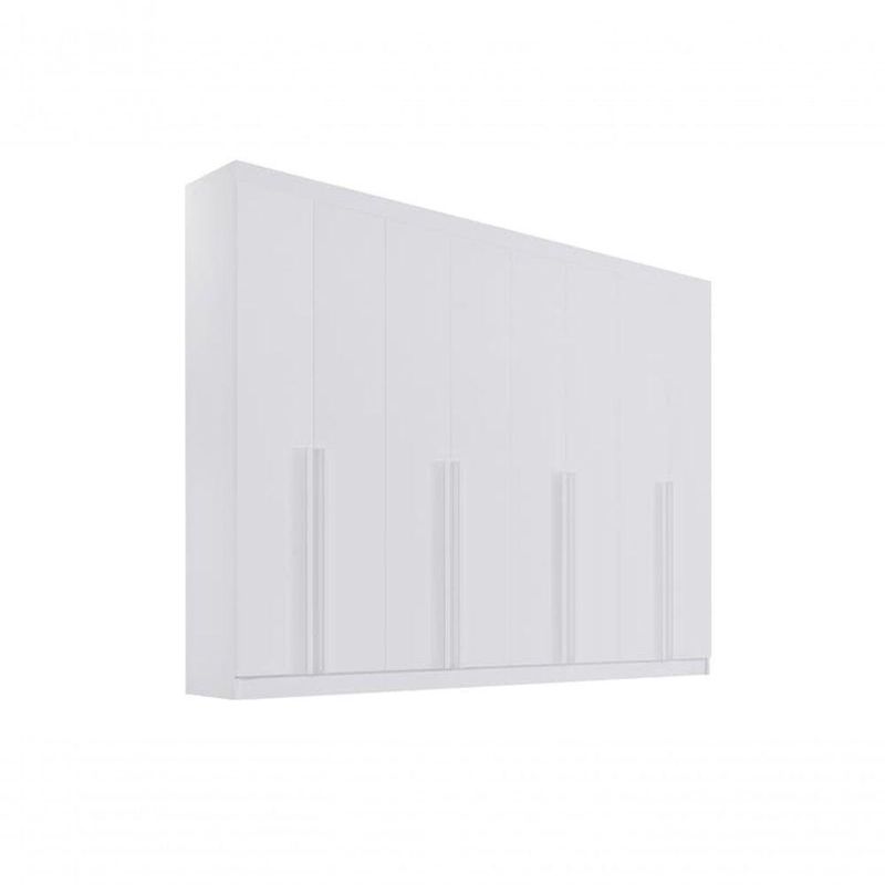 Guarda Roupa Grande 8 Portas 8 Gavetas - Daymont-branco - Móveis D'doro