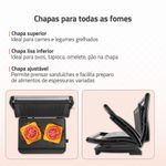 Master Press Inox Mondial Preto 1000W PG-01-CL 110V