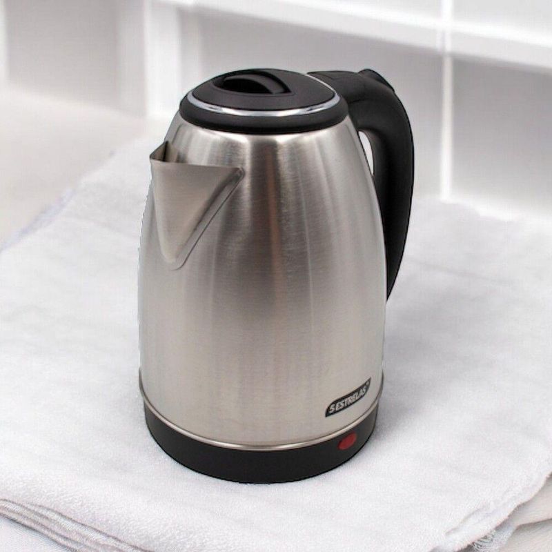 Chaleira Elétrica Bigsul 1500W 1,8L Aço Inox Escovado Inox Tpc 220V