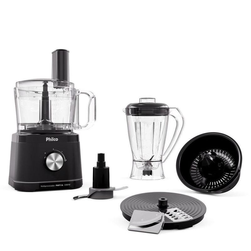 Multiprocessador Philco Concept 1000W 5 em 1 Preto PMP11A 220V