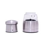 Mini Moedor Manual Pimenta Ou Sal Em Aço Inox E Acrilico - Elegância E Praticidade
