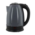 Chaleira Elétrica Bigsul 1500W 1,8L em Aço Inox Cinza 220V para Uso Diário em Cozinha