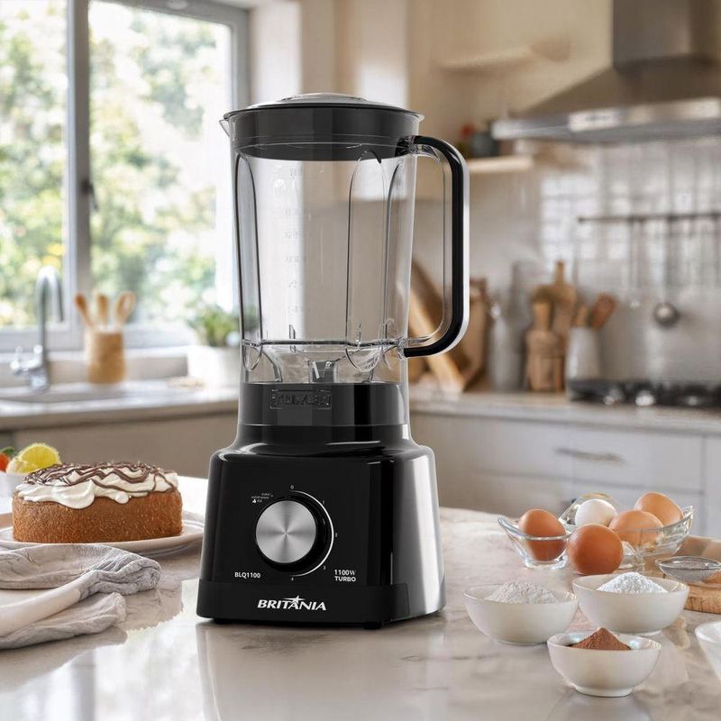 Liquidificador Britânia 1100W 2,7L 4 Velocidades BLQ1100 110V