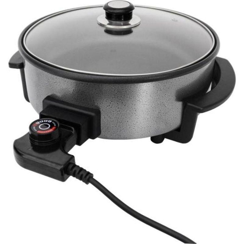 Panela Elétrica Multiuso Agratto Mangiare 3 l 1500W Antiaderente Preto 220V