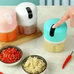 Mini Processador Usb De Alimentos Eletrico - 250ml | Branco