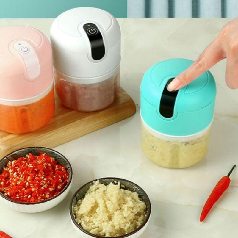 Mini Processador Usb De Alimentos Eletrico - 250ml | Branco