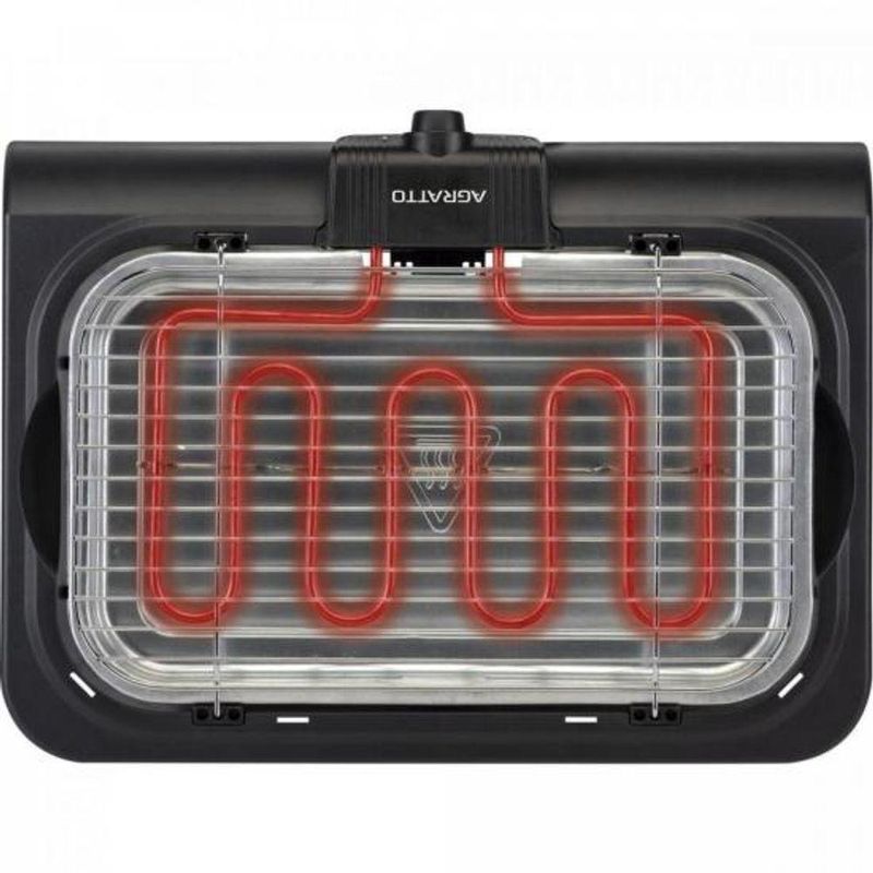 Churrasqueira Elétrica Portátil Agratto CH2-02 MrCheff 2000W Preto 220V