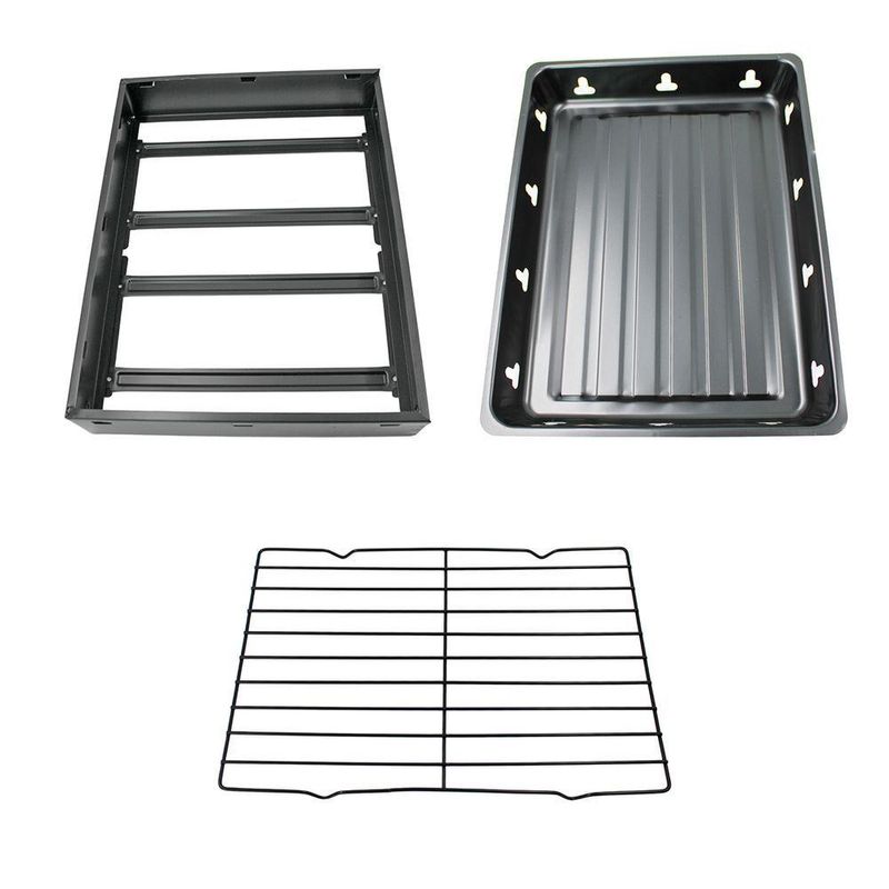 Mini Churrasqueira Portatil Dobravel Para Apartamento Camping Maleta Churrasco 35x27cm