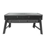 Mini Churrasqueira Portatil Dobravel Para Apartamento Camping Maleta Churrasco 44x29cm