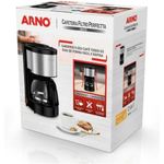 Cafeteira Elétrica para Preparo de Café Arno Perfectta Inox em Aço com 15 Xícaras Inox 110V