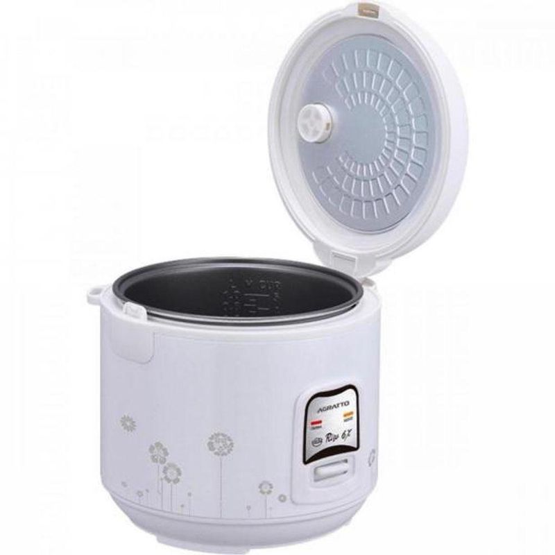 Panela Elétrica de Arroz Agratto PA6X Riso 400W com Função Manter Aquecido em 220V