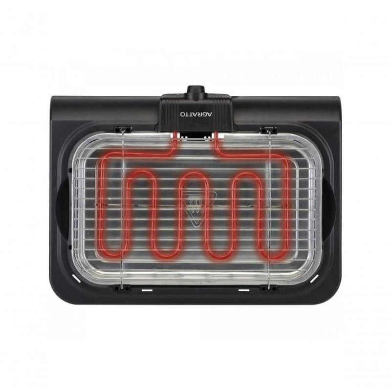 Churrasqueira Elétrica Portátil Agratto CH2-02 MrCheff 2000W Preto 220V
