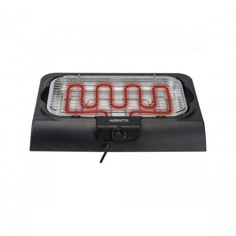 Churrasqueira Elétrica Portátil Agratto CH2-02 MrCheff 2000W Preto 220V