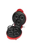 Mini Máquina Elétrica Retro Para Donuts E Waffles – Rápida, Prática E Antiaderente vermelho 110V