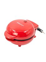 Mini Maquina Forma Elétrica Retro De Fazer Waffles Donuts Rosquinhas 110V - preto