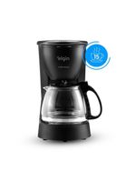 Cafeteira elétrica elgin coffee break 15 xícaras preta 650w filtro permanente sistema corta-pingo