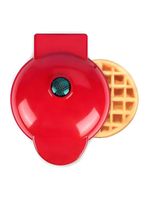 Máquina Waffle Mini Elétrica Lanches Diversão 110V - Pequena, Potente E Fácil De Limpar