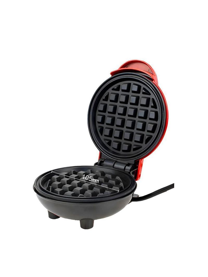 Máquina Waffle Mini Elétrica Lanches Diversão 110V - Pequena, Potente E Fácil De Limpar