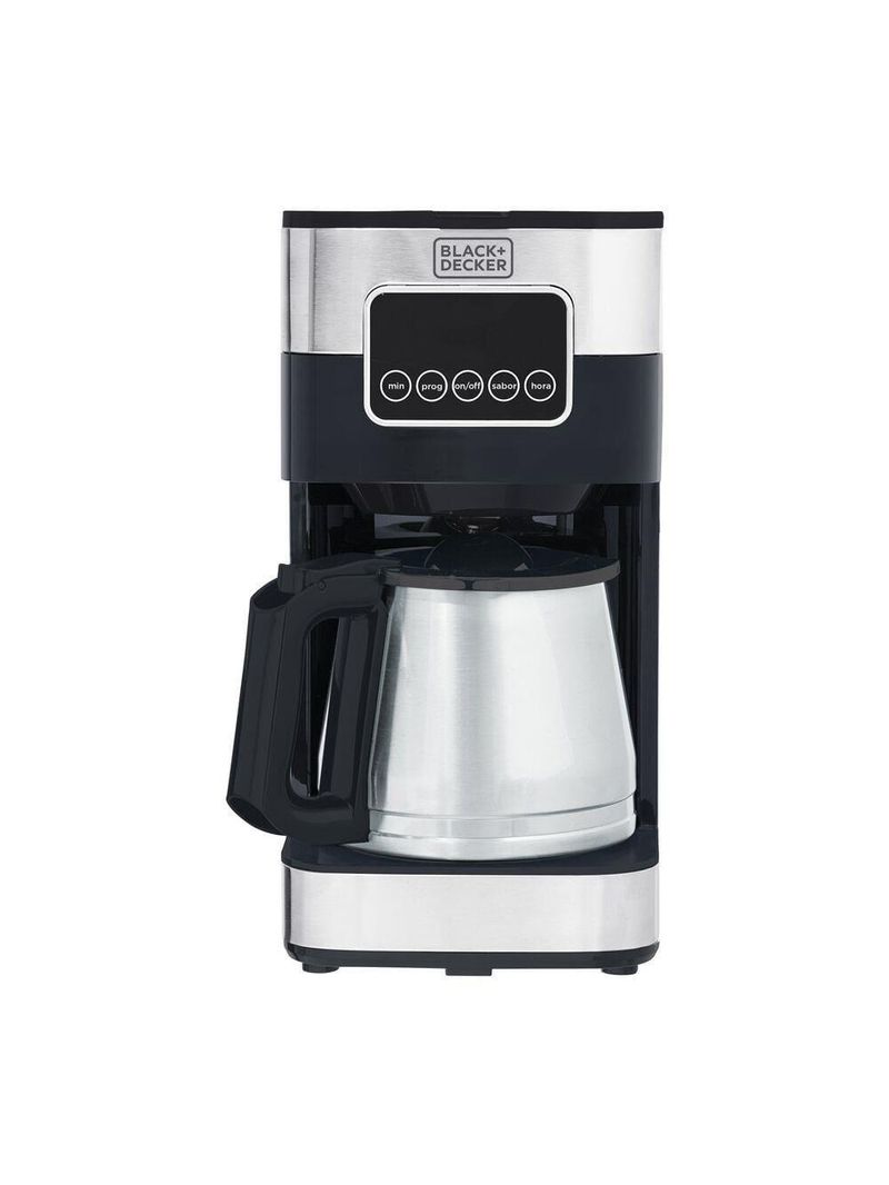 Cafeteira elétrica black+decker cm350g gourmand gris 1,5l programável inox