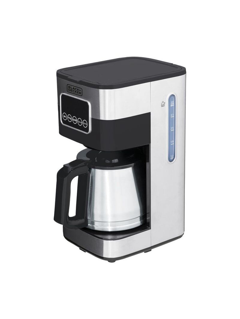 Cafeteira elétrica black+decker cm350g gourmand gris 1,5l programável inox