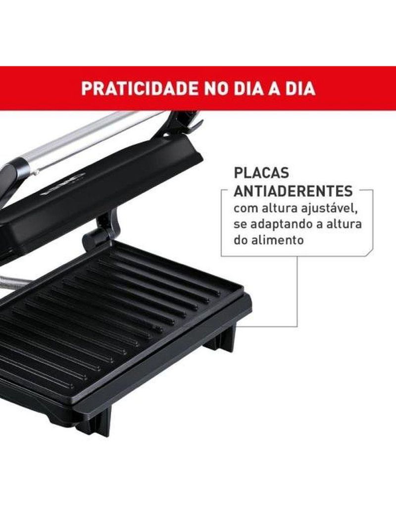 Grill Arno Compact Gpto Preto 110V