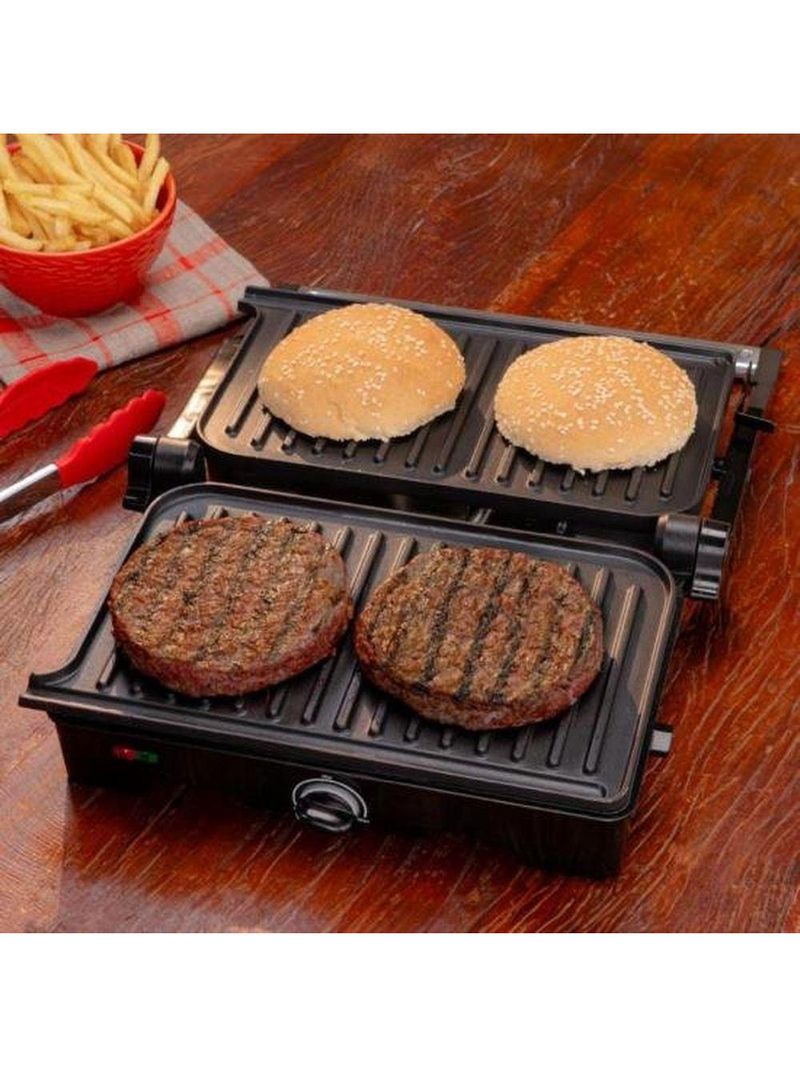Grill Arno Dual Gnox Inox Com Abertura De 180° 110V