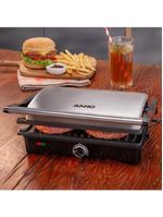 Grill Arno Dual Gnox Inox Com Abertura De 180° 110V
