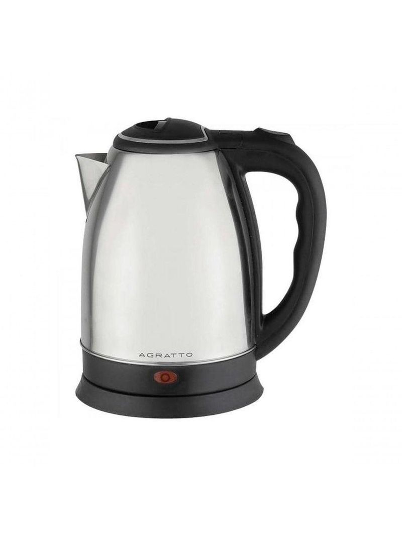 Chaleira Elétrica Agratto Ce02 Prata Em Aço Inox 220v