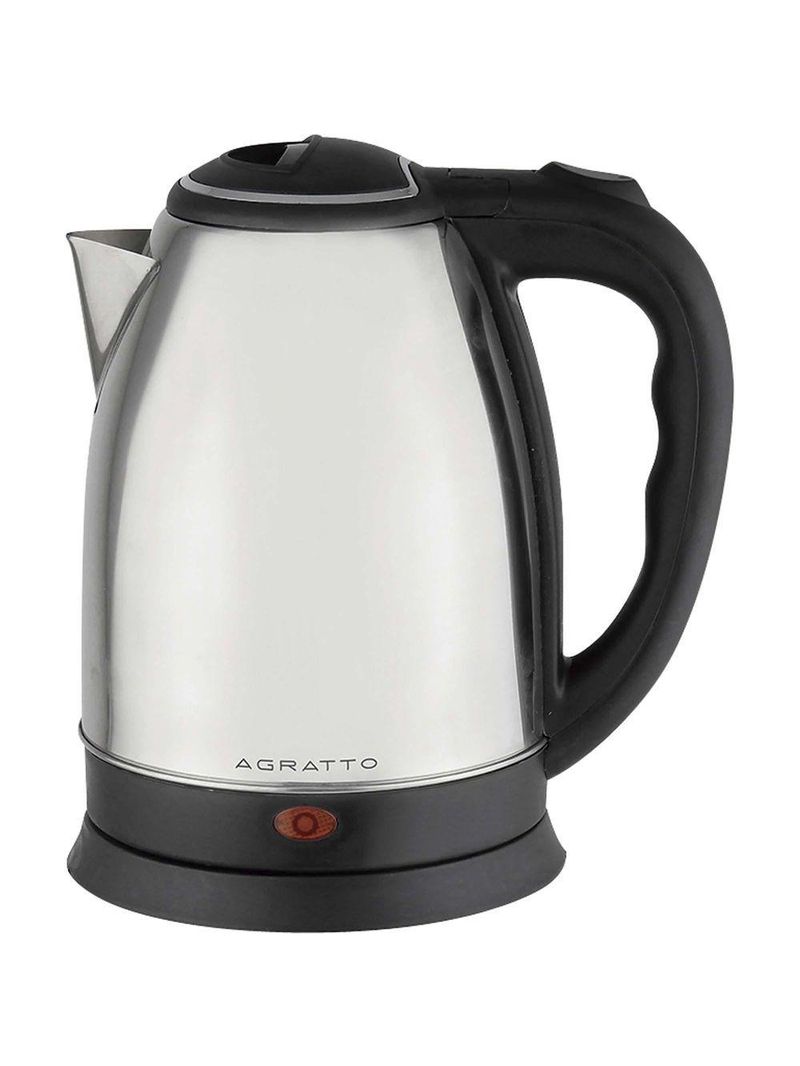 Chaleira Elétrica Agratto Ce02 Prata Em Aço Inox 220v