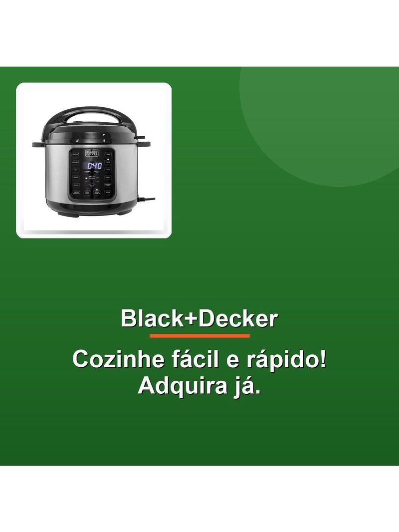 Panela Elétrica De Pressão Black+decker Pp900g-b2 5l