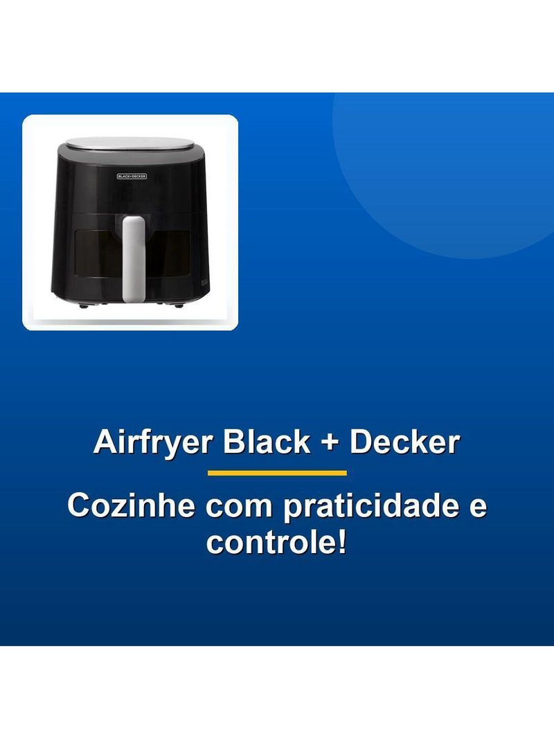 Airfryer Black + Decker Digital Afmdv360-br 4,5L 220V