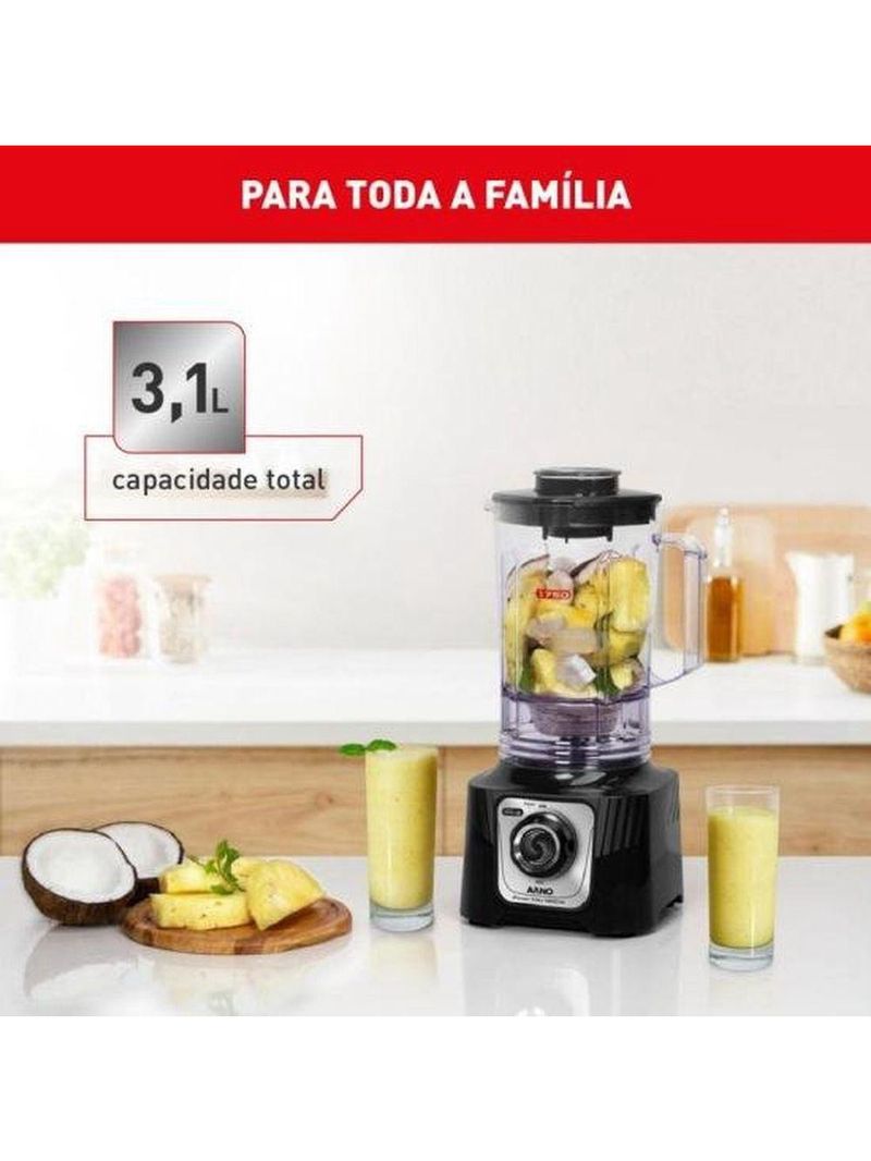 Liquidificador Arno Power Max 1400w Preto 110V
