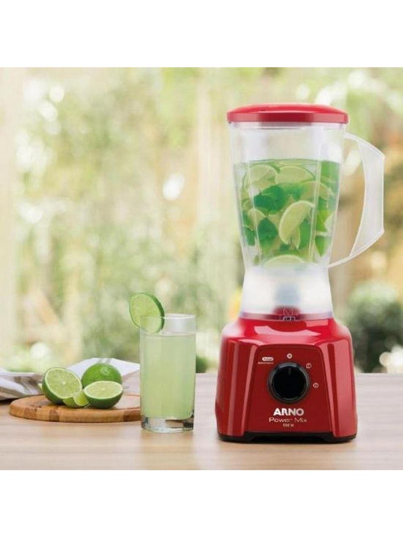 Liquidificador Arno Power Mix 550w Vermelho 220v