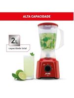 Liquidificador Arno Power Mix 550w Vermelho 110V