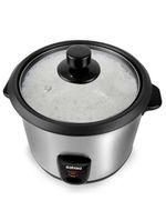 Panela De Arroz Elétrica 8 Xícaras 1,5L 500W Inox 110V
