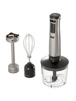 Mixer 3 Em 1 Wap Processador Portátil Inox Com Batedor De Claras 220V