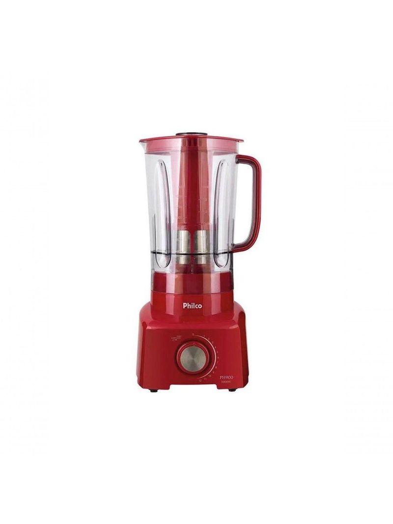 Liquidificador Philco Ph900 C/ Filtro 12v 3l Vermelho 220v