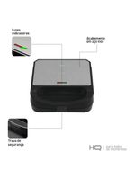 Sanduicheira E Grill HQ 750W Antiaderente Inx HQ-SG001 110V