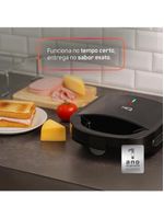 Sanduicheira E Grill HQ 750w Antiaderente Preto 110V