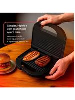 Sanduicheira E Grill HQ 750w Antiaderente Preto 110V