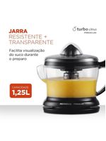 Espremedor De Frutas Mondial 1,2L 30W Premium E-02 Preto 110V