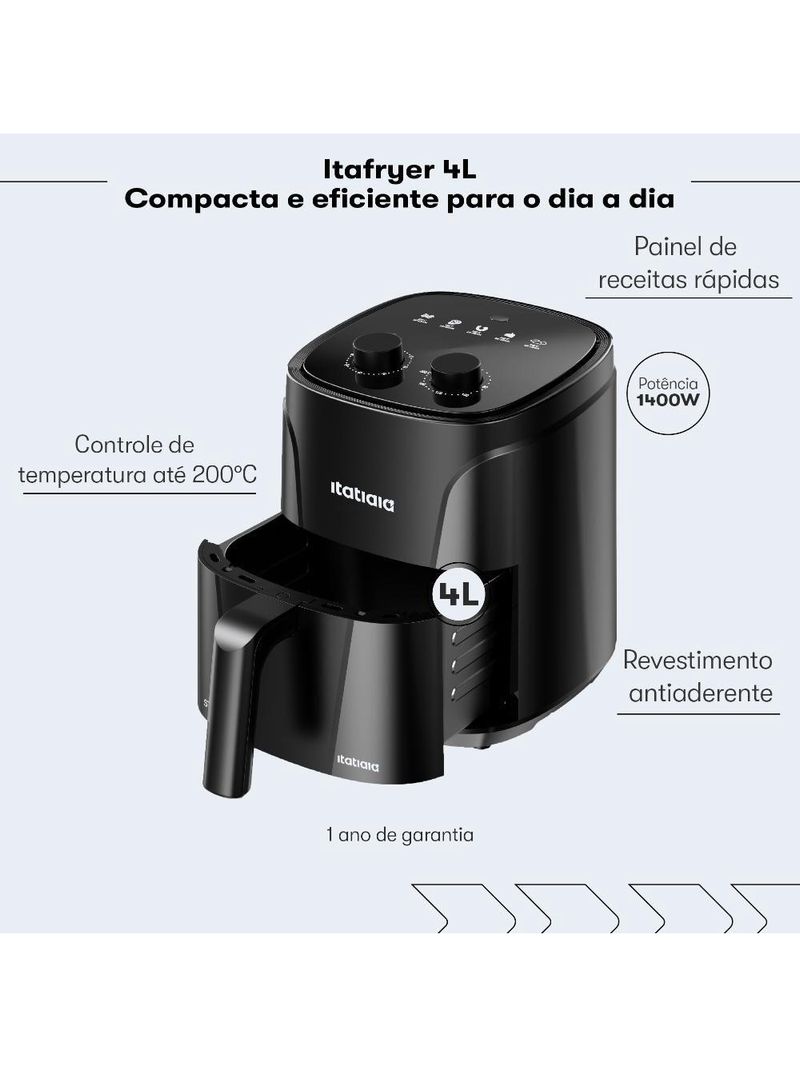 Fritadeira Itatiaia Itafryer 4L 110V