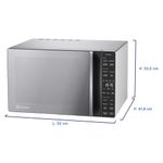 Micro Ondas de Bancada Electrolux ME36S 36L 1600W Descongelamento Assistido 110V