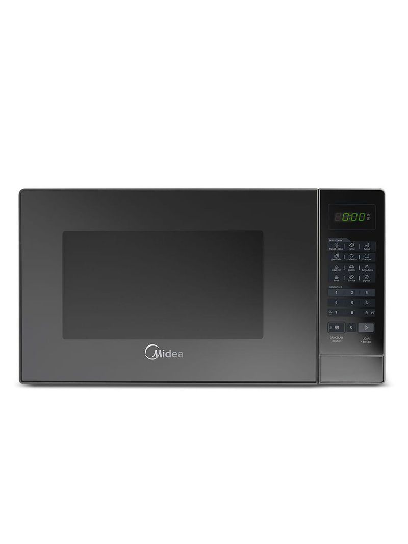 Micro-ondas Midea 20L Porta Espelhada Minuto Fácil Prata MRAE22 220V