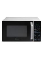 Micro-ondas Midea 35L Branco Porta Preta Smartplate MXSA35P 127v