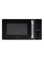 Micro-ondas Midea 35L Branco Porta Preta Smartplate MXSA35P 127v