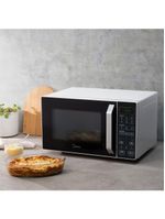 Micro-ondas Midea 35L Branco Porta Preta Smartplate MXSA35P 127v