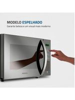 Micro-ondas Mondial 34 Litros Espelhado Prata 220V