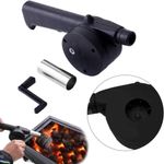 Soprador Acendedor De Churrasqueira Carvao Ventilador Manual